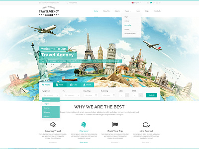 Travel Agency Bootstrap Template bootstrap template bootstrap templates bootstrap themes html templates responsive website design responsive website templates tourism website templates travel agency template travel templates travel website templates web design website template