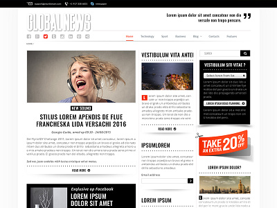 Globalnews Drag & Drop bootstrap responsive template best bootstrap templates best bootstrap themes bootstrap bootstrap templates bootstrap themes html templates newspaper template newspaper website templates responsive website design web design website templates