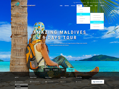 Travel Agency Bootstrap Template (theme) bootstrap bootstrap template bootstrap templates bootstrap themes html templates responsive website design responsive website templates tourism website templates travel agency template travel templates travel website templates web design website template