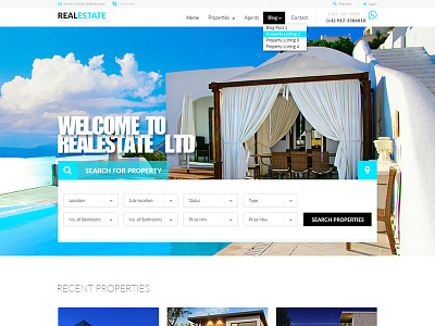 Real Estate Bootstrap Theme