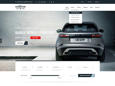 Auto Dealer Bootstrap HTML Template autodealer template bootstrap bootstrap template bootstrap templates bootstrap theme bootstrap themes car dealer template car templates car themes vechicles website template