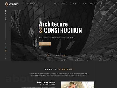 Architecture bootstrap 4 template bootatrap themes bootstrap 4 templates bootstrap templates html templates website templates