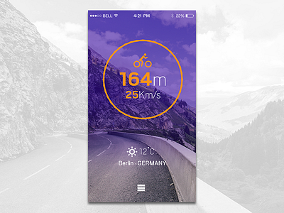 Activity Tracking Concept activity app concept custom cycling design hiking running sports tracking ui ux