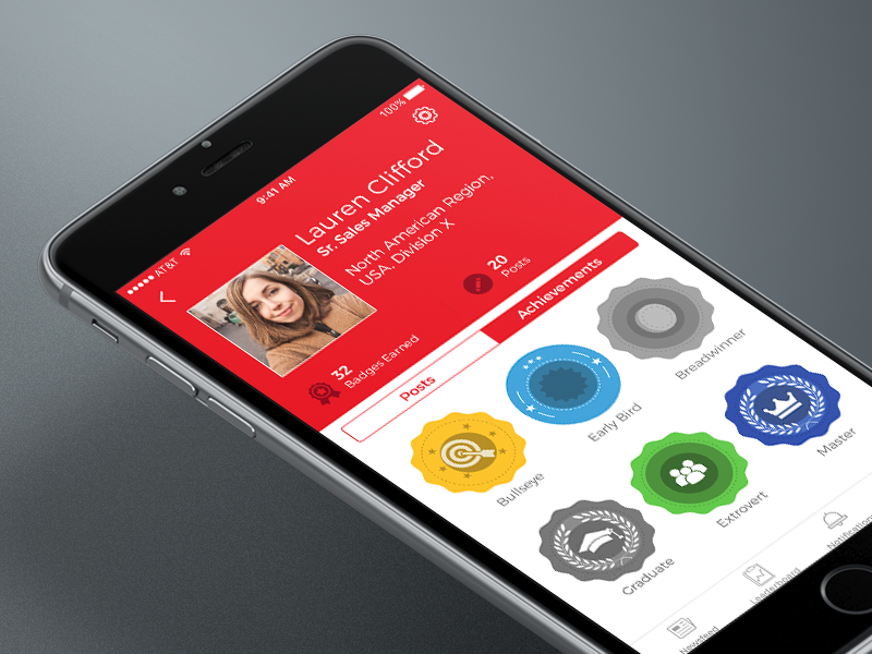 Gamification badges representatives corporate gamification