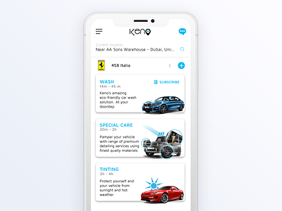 Car Services (Home Screen)