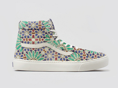 Vans Nomad action sports apparel footwear moroccan print design vans