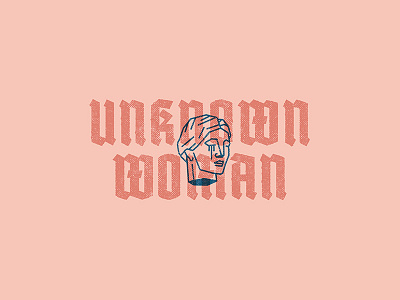 Unknown Woman branding design illustration logo type typography
