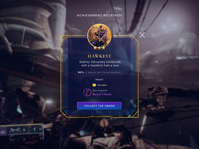 Achievement screen