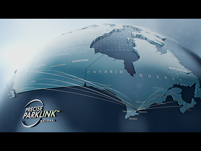 Precise ParkLink 3d after effects arnold render canada cinema4d concept art look development motion graphics motion visuals parklink