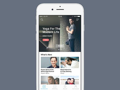 Conscious 2 app ios iphone mindfulness self development smartphone ui ux video yoga