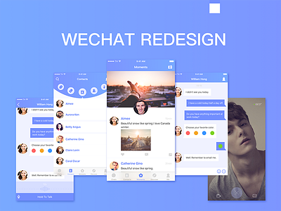 wechat redesign