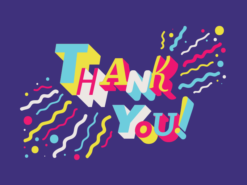 Thank You by Sophie Lorenz on Dribbble