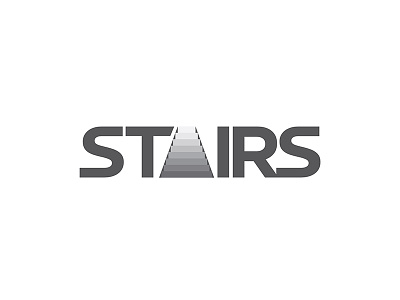 Stairs adobe branding design illustration logo stairs typography