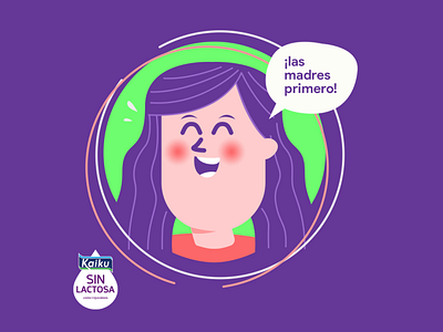 Las Madres Primero cartoon character character design icon identity illustration illustrator logo