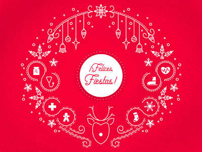 Felices Fiestas (Happy Holidays) affinity designer fiesta holiday holiday design icons illustration spanish