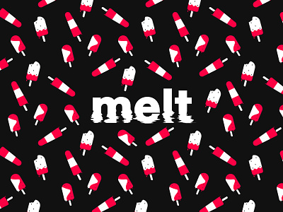 Melt Ice Pops ice cream illustrator melting popsicle popsicles