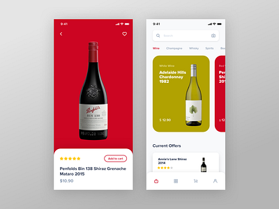 Meraki Wine App app concept ios mobile app mobile ui ui wine