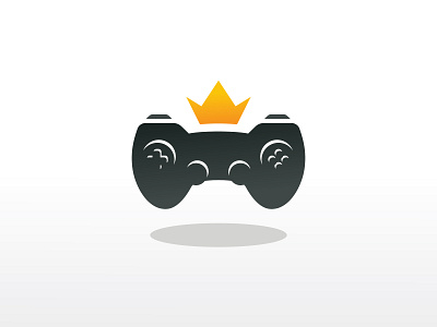 ProGamer Logo branding community crown design entertainment fp93 futuristic gamer games gradient icon identity joystick king logo modern player pro simple vector