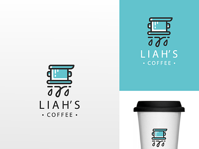 Coffee Drip Logo 99designs branding company design dribbble flat fp93 icon identity illustration illustrator lineart logo minimal shop simple ui unused ux vector