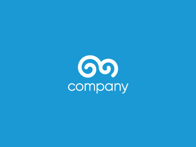 CloudLine Logo people sophisticated future millenial digital tech line cloud lineart modern app ux ui simple icon flat branding design vector logo