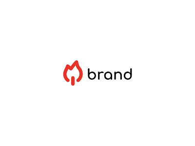 On Fire Logo app branding button color company design digital fire games icon identity lineart logo modern on play red simple technology vector