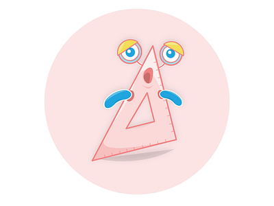 Snapask Trophy - Set Square app character design elements graphic illustration monster