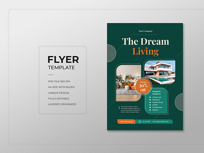 Flyer Property Sale The Dream Living Template