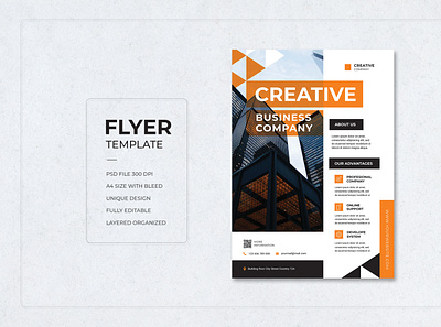 Flyer Creative Business Company Modern Design professional