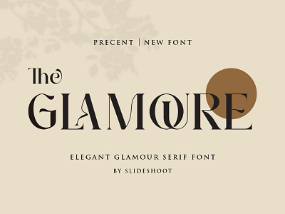 The Glamoure Serif Font brand branding cosmetic elegant fashion font ligature minimalist multilingual presentation product sans serif serif smooth stylish type typeface typography vector