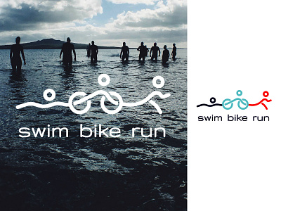 Swim Bike Run bike logo run running swim swiming triathlon