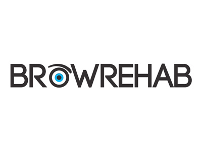 Browrehab brow eye logo make up