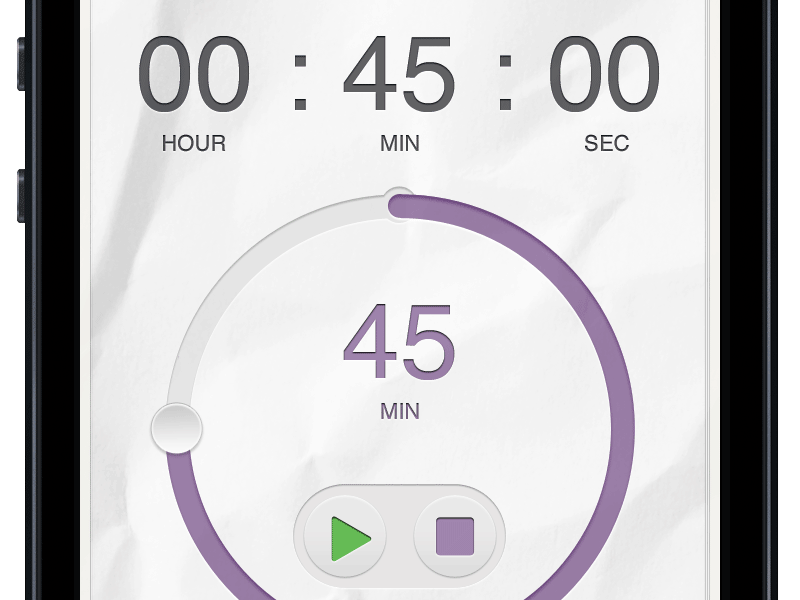 EatSocial timer clock hour iphone minute setting simple timer
