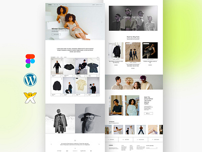 Corsen - Ecommerce Home Page Design agency buyer company design divi divi builder divi theme elementor pro fiverr illustration logo uiux upwork web design web development