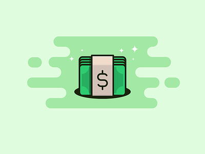 Dollars cash currency dollars icon line money outline