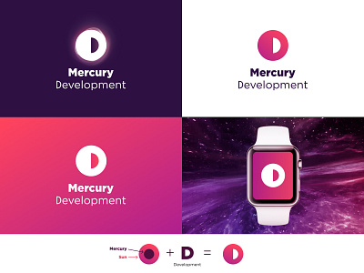 Mercdev logo 2019 concept