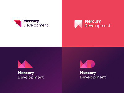 Mercdev logo 2019 variation 6,7,8,9