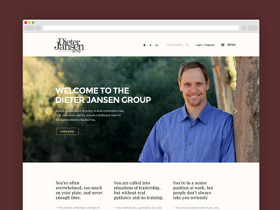 Dieter Jansen Group Website Redesign