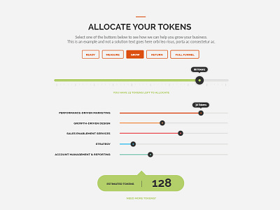 Tokens Calculator calculator design struto tokens