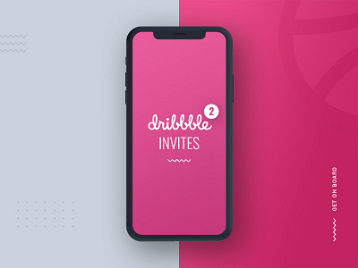 I have x2 Dribble Invites app design dribbble invitations invite invites mobile