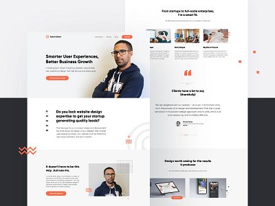 Robert Smart Website animation app branding design minimal portfolio site ui ux vector web webflow website