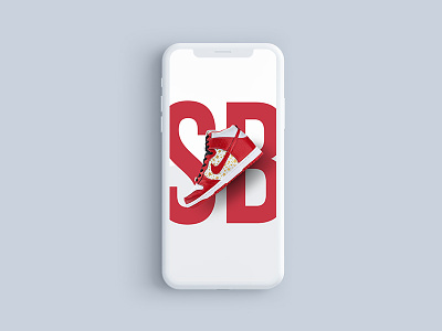 SB DUNK LOVE! animation app branding design minimal mobile nike responsive sb dunk sneaker web website