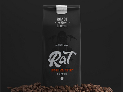Rat Roast Coffee branding coffee concept packaging rat rod