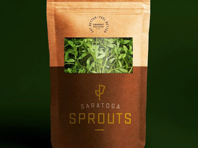 Saratoga Sprouts packaging