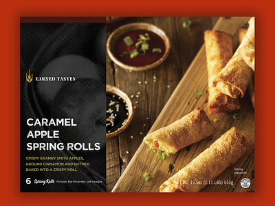SpringRoll Packaging branding design food packaging typography