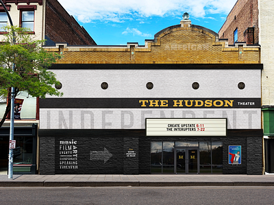 The Hudson Theater brandedenvironment branding concept