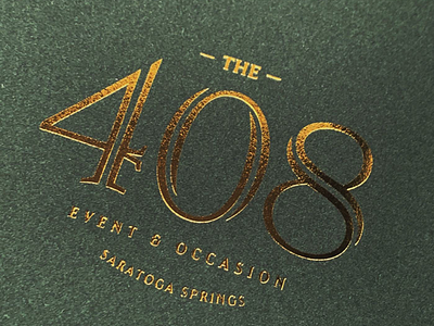 The 408 Event and Occasion brand logo restaurant saratoga