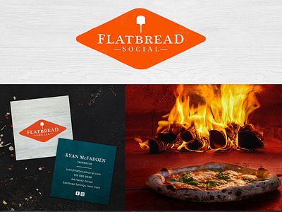 Flatbread Social Branding brandon design logo restaurant restaurant design
