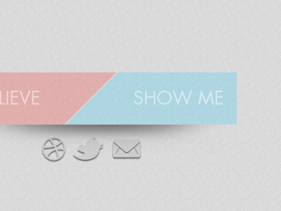 New Portfolio Site buttons clean icons light texture web design