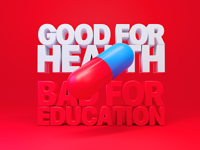 Good for health, bad for education 3d akira blender kaneda pill