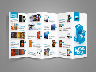 5 folds leaflet leaflet mock up